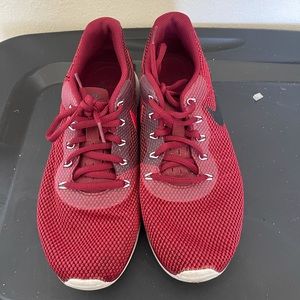Nike red shoes